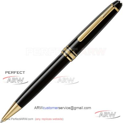 ARW Copy Montblanc Meisterstück Gold-Coated Classique Ballpoint Pen